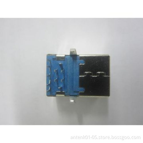 USB 3.0 B female 11P right angle version connector